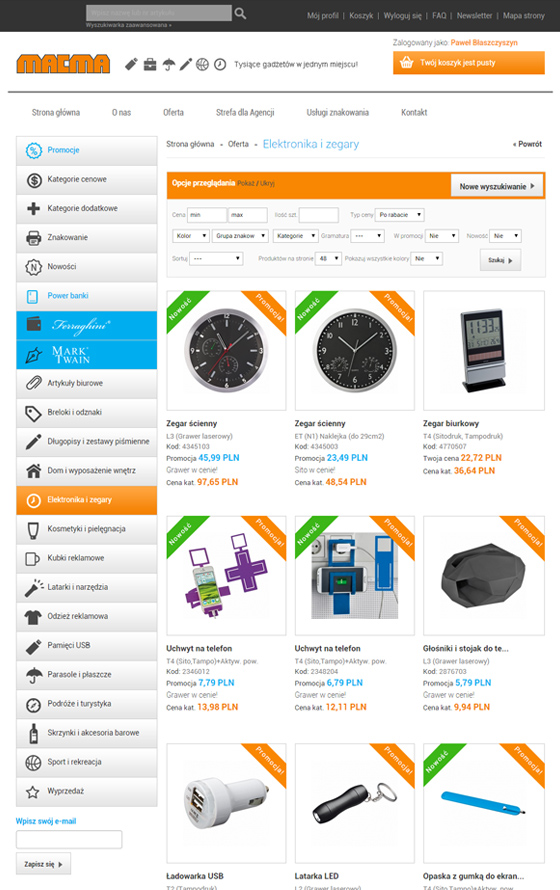 Macma Polska Sp. z o.o. – Version 2015 – Desktop-Version, Ansicht 2