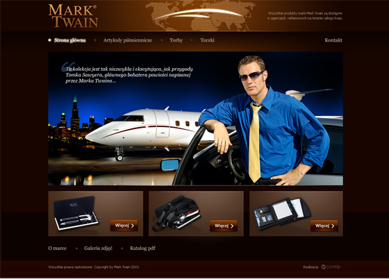 Mark Twain – Desktop-Version, Ansicht 2