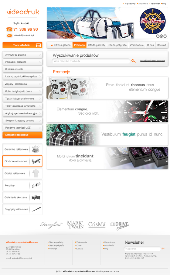 Video Druk Sp. z o.o. – ekran w wersji desktop 1