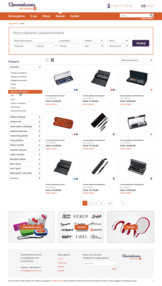 Upominkarnia dla biznesu – Desktop-Version, Ansicht 2