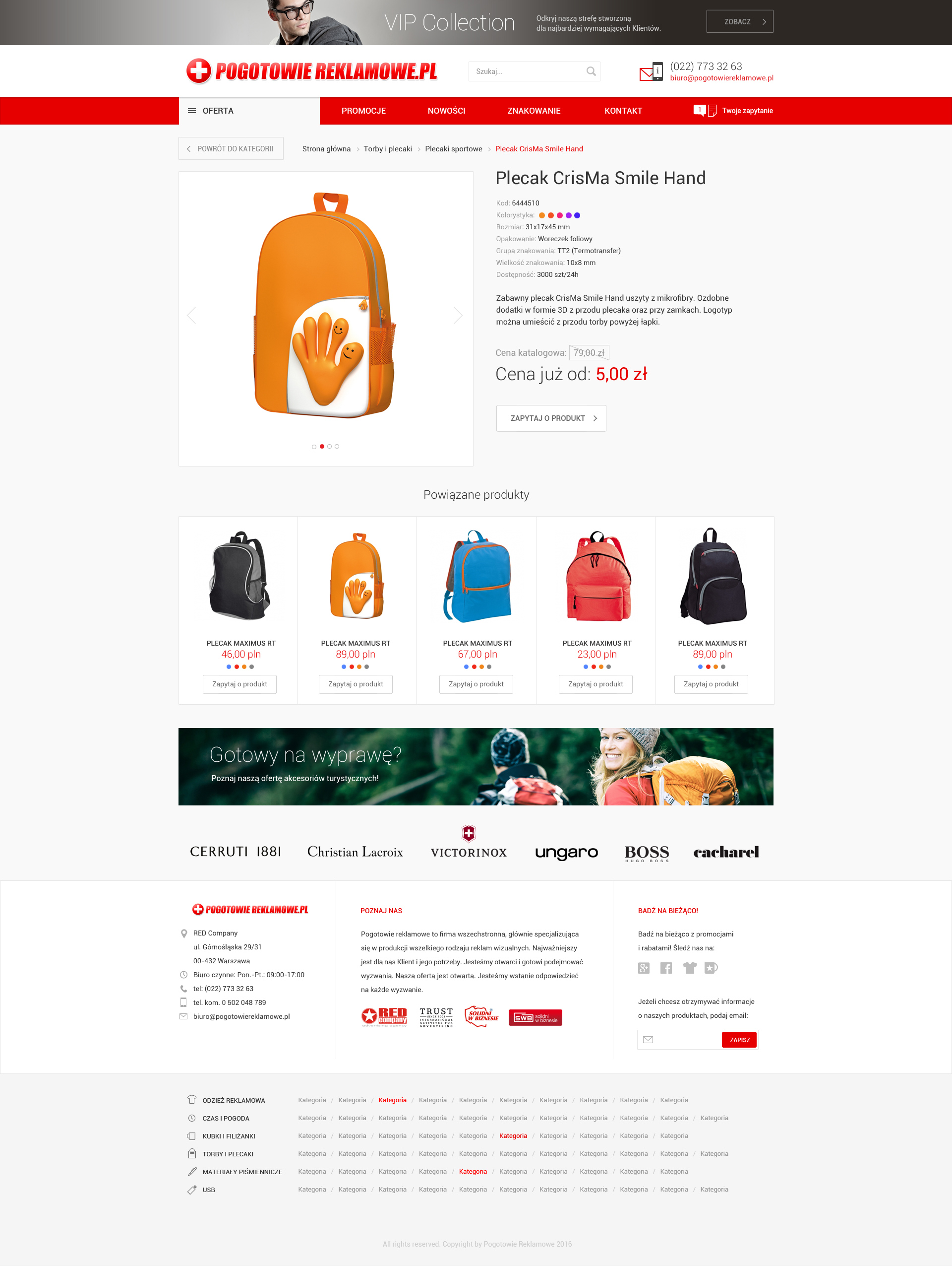 PogotowieReklamowe.pl – Desktop-Version, Ansicht 2