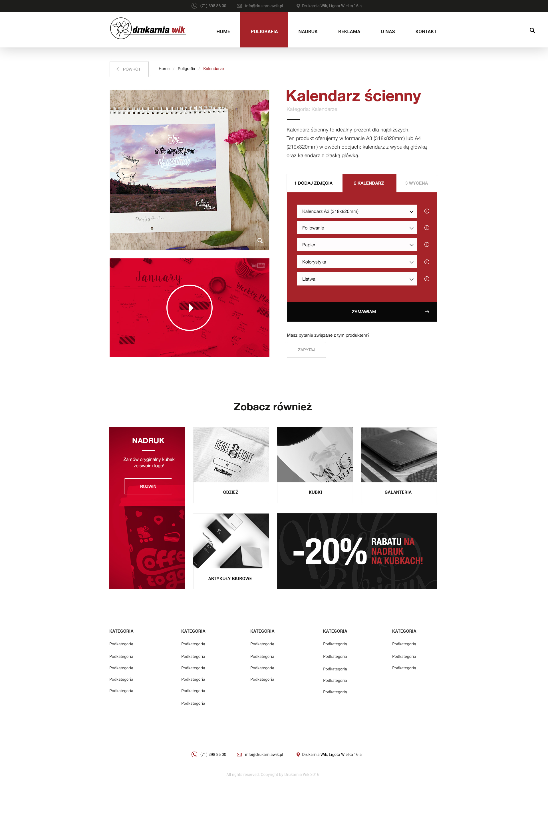 DrukarniaWIK.pl – Desktop-Version, Ansicht 2