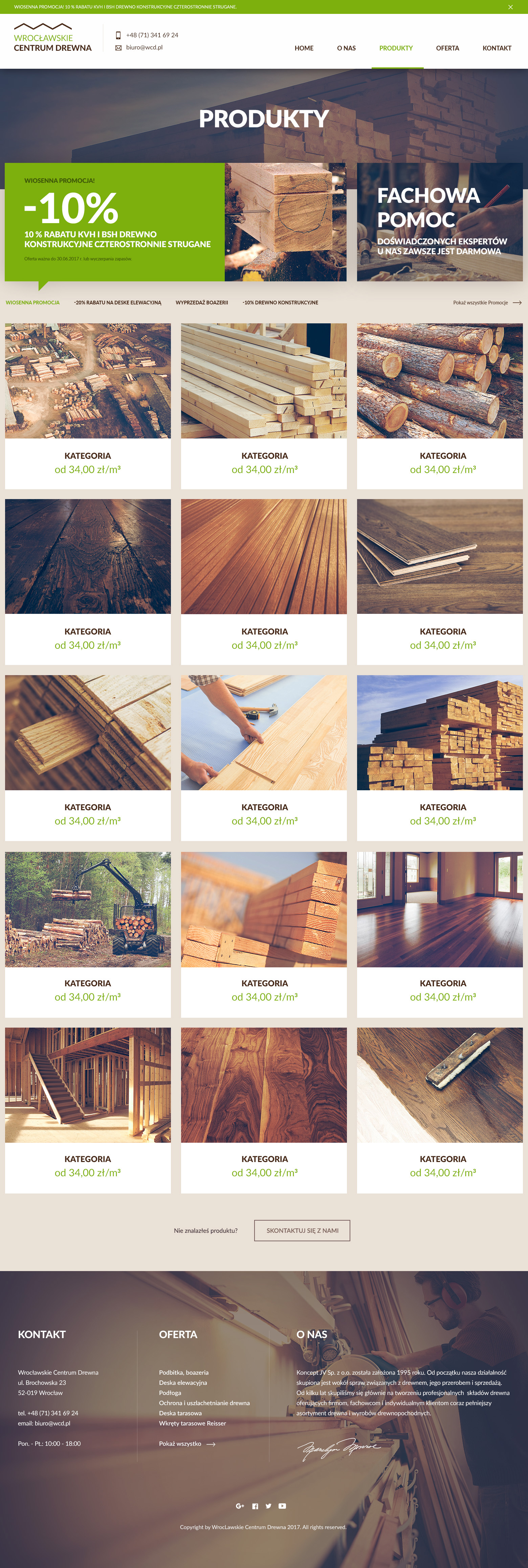Centrum-Drewna.pl – Desktop-Version, Ansicht 2