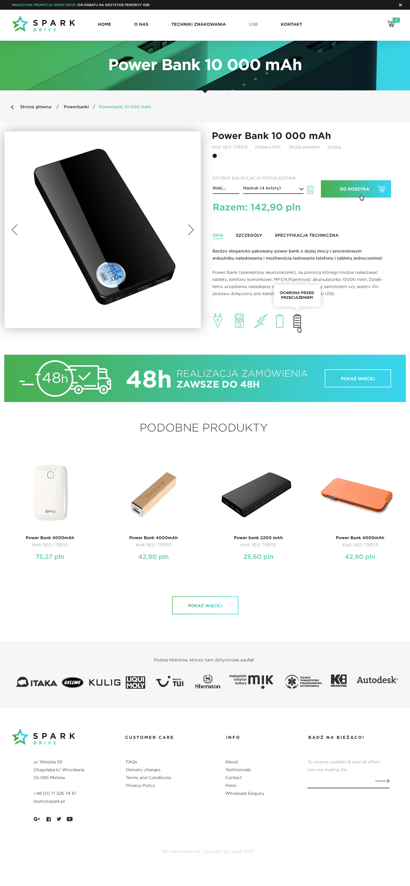 SparkDrive.pl – ekran w wersji desktop 2