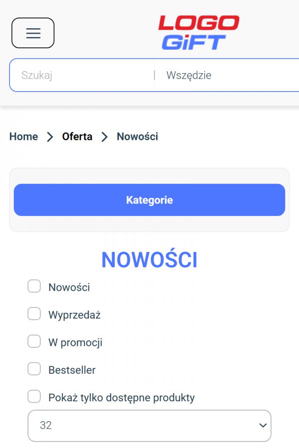 LogoGift – Werbeartikel-Shop – mobile Version, Ansicht 2