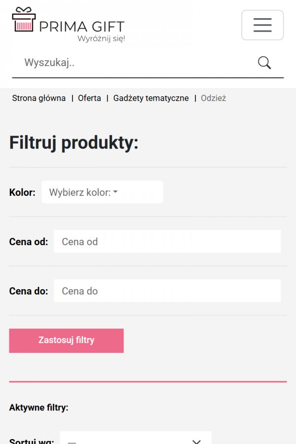 Prima Gift – Werbeartikel-Shop – mobile Version, Ansicht 2