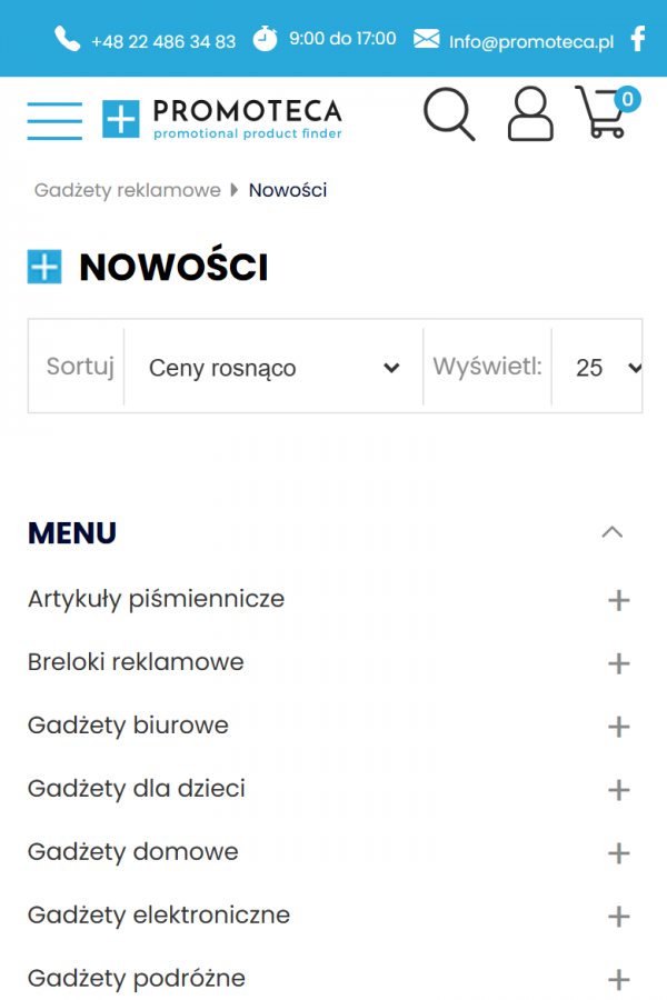 Promoteca – Werbeartikel-Shop – mobile Version, Ansicht 2